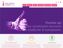 Tablet Screenshot of intelligent-loans.com